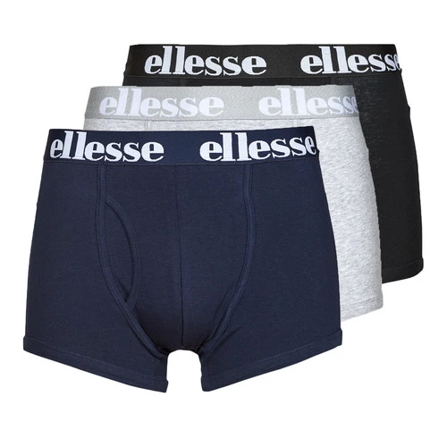 Sous-vêtements Homme Boxers Ellesse HALI PACK X3 Noir / Gris / Marine 1 Sous-vêtements Homme Boxers Ellesse HALI PACK X3 Noir / Gris / Marine