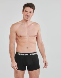 Sous-vêtements Homme Boxers Ellesse HALI PACK X3 Noir / Gris / Marine 5 Sous-vêtements Homme Boxers Ellesse HALI PACK X3 Noir / Gris / Marine -Boxers Homme Soldes 21096865 500 B