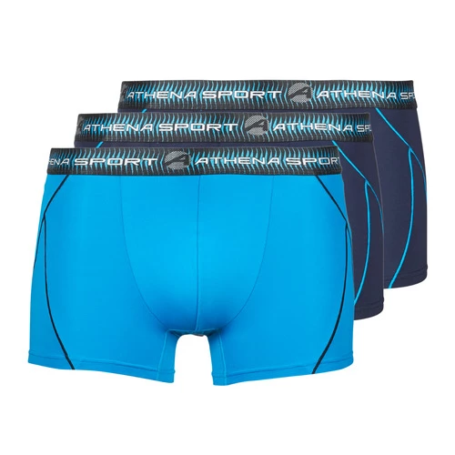 Sous-vêtements Homme Boxers Athena TRAINING X3 Marine / Bleu / Marine 1 Sous-vêtements Homme Boxers Athena TRAINING X3 Marine / Bleu / Marine