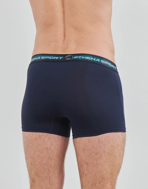 Sous-vêtements Homme Boxers Athena TRAINING X3 Marine / Bleu / Marine 4 Sous-vêtements Homme Boxers Athena TRAINING X3 Marine / Bleu / Marine – Image 4