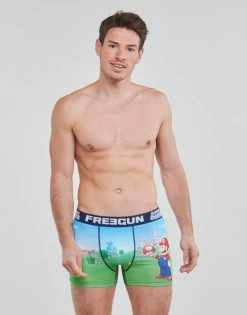 Sous-vêtements Homme Boxers Freegun FGSMB-1-BM-PK4-02 Multicolore -Boxers Homme Soldes 21125412 500 D