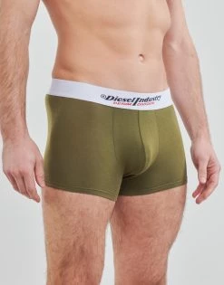 Sous-vêtements Homme Boxers Diesel DAMIEN X3 Noir / Gris / Kaki -Boxers Homme Soldes 21125446 500 C