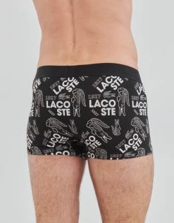 Sous-vêtements Homme Boxers Lacoste 5H1269-NUA X3 Gris / Noir / Noir -Boxers Homme Soldes 21181053 500 D