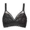Sous-vêtements Femme Triangles / Sans armatures PLAYTEX COEUR CROISE Noir