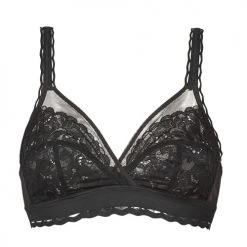 Sous-vêtements Femme Triangles / Sans armatures PLAYTEX COEUR CROISE Noir
