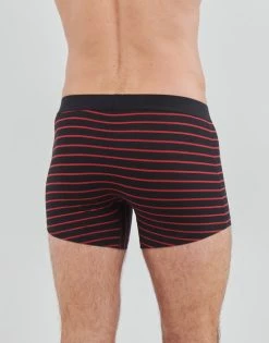 Sous-vêtements Homme Boxers Levi's SOLID BASIC X4 Rouge / Noir -Boxers Homme Soldes 21312900 500 D