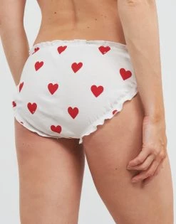 Sous-vêtements Femme Culottes & slips Petit Bateau EARLY ADF X2 Blanc / Marine -Boxers Homme Soldes 21312916 500 D