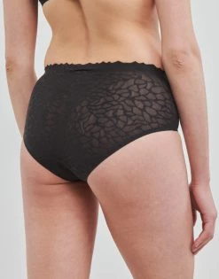 Sous-vêtements Femme Culottes & slips Sloggi ZERO FEEL LACE Noir -Boxers Homme Soldes 21313084 500 D