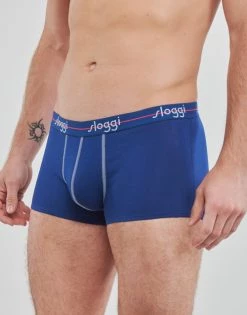 Sous-vêtements Homme Boxers Sloggi START X2 Bleu -Boxers Homme Soldes 21313086 500 C