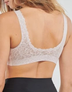 Sous-vêtements Femme Brassières Sloggi ZERO FEEL LACE Beige -Boxers Homme Soldes 21313087 500 D