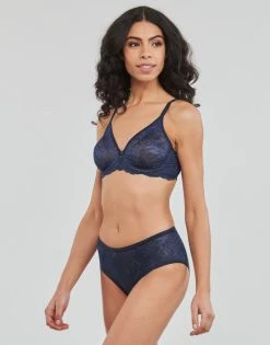 Sous-vêtements Femme Emboitants Triumph AMOURETTE CHARM Marine -Boxers Homme Soldes 21371987 500 C