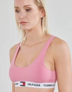 Sous-vêtements Femme Brassières Tommy Hilfiger BRALETTE Rose -Boxers Homme Soldes 21372037 500 D