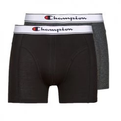 Sous-vêtements Homme Boxers Champion BOXER X2 Gris / Noir