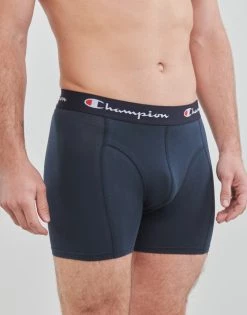 Sous-vêtements Homme Boxers Champion BOXER X2 Marine / Marine -Boxers Homme Soldes 21372076 500 C