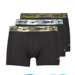Sous-vêtements Homme Boxers Nike EVERYDAY COTTON X3 Noir / Noir / Noir
