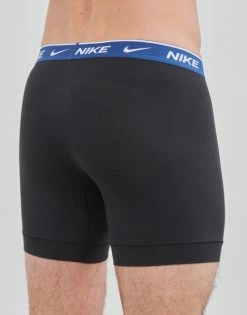 Sous-vêtements Homme Boxers Nike EVERYDAY COTTON X3 Noir / Noir / Noir -Boxers Homme Soldes 21420796 500 D