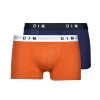 Sous-vêtements Homme Boxers DIM DIM ORIGINAL X2 Orange / Marine