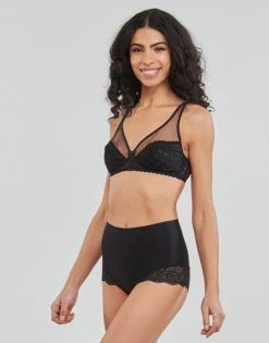 Sous-vêtements Femme Triangles / Sans armatures DIM DOTTY LADY Noir -Boxers Homme Soldes 21422669 500 C