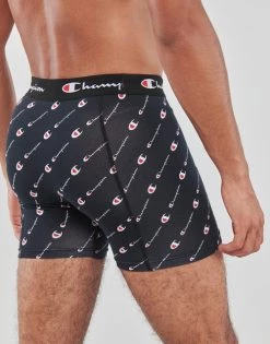Sous-vêtements Homme Boxers Champion BOXER X2 Noir -Boxers Homme Soldes 22584900 500 D