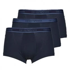 Sous-vêtements Homme Boxers Emporio Armani Pack de 3 Marine