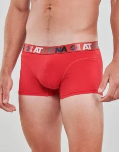 Sous-vêtements Homme Boxers Athena ENDURANCE 24 H X3 Rouge / Gris / Noir -Boxers Homme Soldes 22685406 500 C
