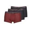 Sous-vêtements Homme Boxers Athena SECONDE PEAU X3 Noir / Bordeaux