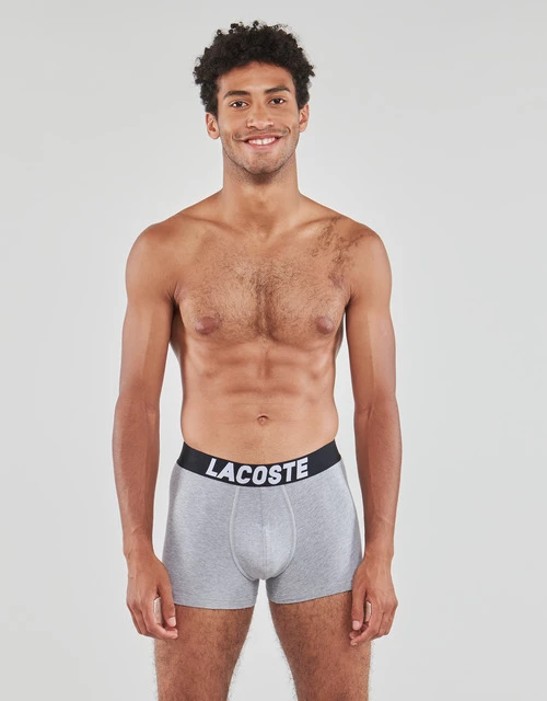 Sous-vêtements Homme Boxers Lacoste 5H2083 X3 Noir / Gris / Blanc 2 Sous-vêtements Homme Boxers Lacoste 5H2083 X3 Noir / Gris / Blanc – Image 2