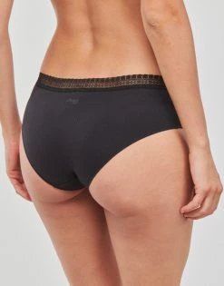 Sous-vêtements Femme Culottes & slips Sloggi GO RIBBED X2 Noir -Boxers Homme Soldes 22725329 500 D