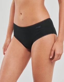 Sous-vêtements Femme Culottes & slips Sloggi GO X2 Noir -Boxers Homme Soldes 22725330 500 C