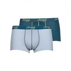 Sous-vêtements Homme Boxers Sloggi START X2 Gris / Bleu