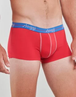 Sous-vêtements Homme Boxers Sloggi START X2 Gris / Bleu -Boxers Homme Soldes 22725332 500 C