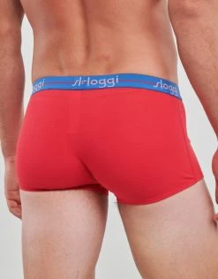 Sous-vêtements Homme Boxers Sloggi START X2 Gris / Bleu -Boxers Homme Soldes 22725332 500 D