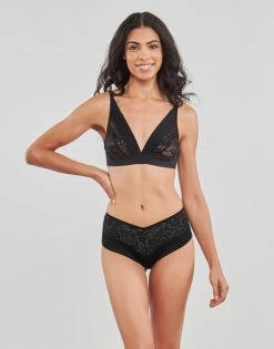 Sous-vêtements Femme Culottes & slips Triumph VIVID SPOTLIGHT Noir -Boxers Homme Soldes 22725605 500 B