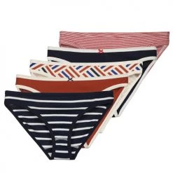Sous-vêtements Femme Culottes & slips Petit Bateau EARLY NUWEAR X5 Multicolore
