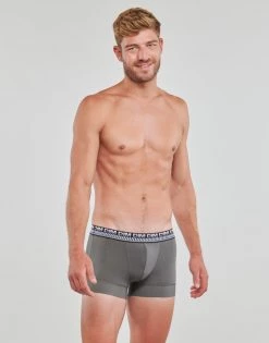 Sous-vêtements Homme Boxers DIM BOXER X2 Kaki / Gris -Boxers Homme Soldes 22799284 500 B