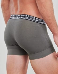 Sous-vêtements Homme Boxers DIM BOXER X2 Kaki / Gris -Boxers Homme Soldes 22799284 500 D