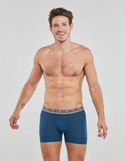 Sous-vêtements Homme Boxers DIM BOXER X2 Bleu / Orange -Boxers Homme Soldes 22799285 500 B