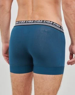 Sous-vêtements Homme Boxers DIM BOXER X2 Bleu / Orange -Boxers Homme Soldes 22799285 500 D