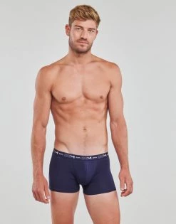 Sous-vêtements Homme Boxers DIM BOXER X3 Gris / Rouge / Marine -Boxers Homme Soldes 22799289 500 B