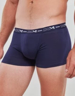 Sous-vêtements Homme Boxers DIM BOXER X3 Gris / Rouge / Marine -Boxers Homme Soldes 22799289 500 C