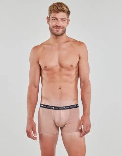 Sous-vêtements Homme Boxers DIM BOXER X3 Noir / Bleu / Beige -Boxers Homme Soldes 22799292 500 B