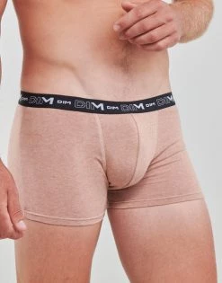 Sous-vêtements Homme Boxers DIM BOXER X3 Noir / Bleu / Beige -Boxers Homme Soldes 22799292 500 C