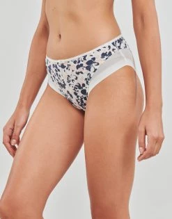 Sous-vêtements Femme Culottes & slips DIM GENEROUS CLASSIC Blanc / Bleu / Rose -Boxers Homme Soldes 22799296 500 C