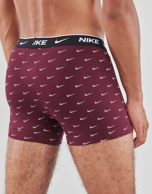 Sous-vêtements Homme Boxers Nike EDAY COTTON STRETCH X3 Noir / Bleu / Bordeaux 4 Sous-vêtements Homme Boxers Nike EDAY COTTON STRETCH X3 Noir / Bleu / Bordeaux – Image 4