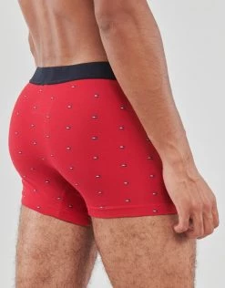 Sous-vêtements Homme Boxers Tommy Hilfiger TRUNK Rouge -Boxers Homme Soldes 22799522 500 D